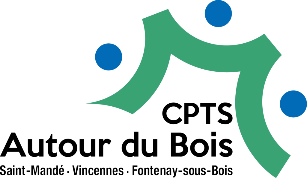 Logo couleur CPTS autour du bois