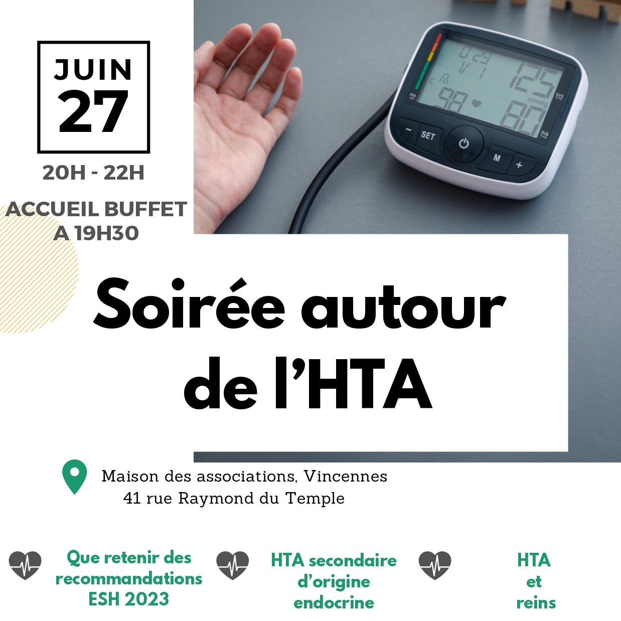 Soirée thématique HTA – 27 Juin